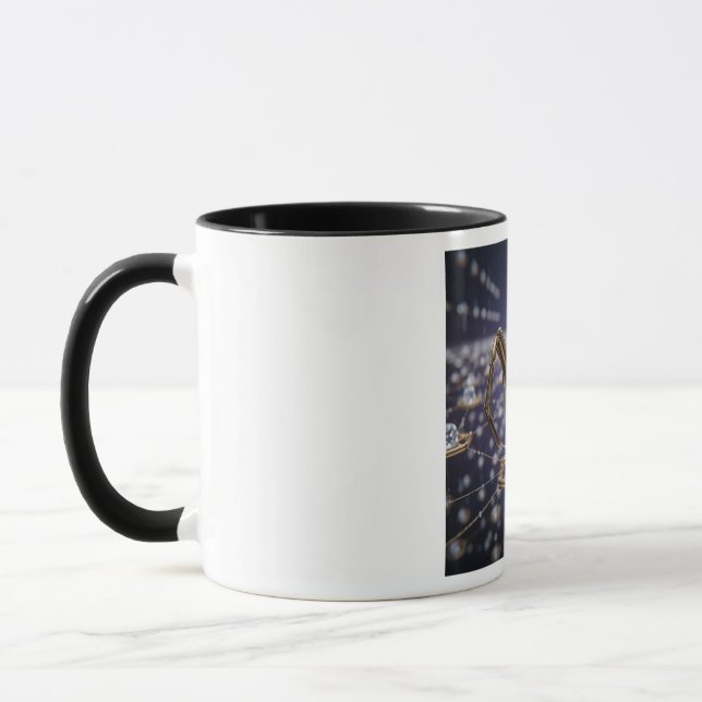 Polerad Guldspindelkopp Mugg (Vänster)