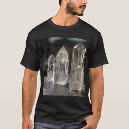 Polerad punktkristallenergi t shirt