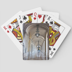 Polerad välvd korridor, Portugal Casinokort
