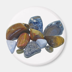 Polerade stenar magnet
