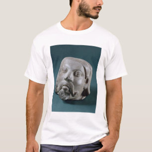 Polerat sandstenhuvud av en utlänning, Sarnath, T-shirt
