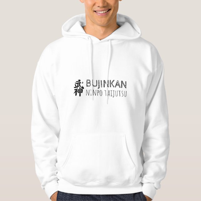 poleron bujinkan budo taijutsu hoodie (Framsida)