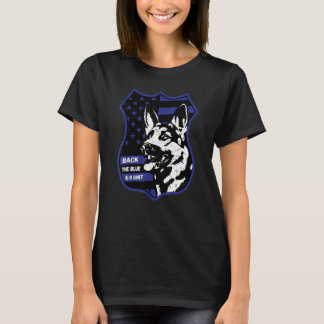 Police Emblem K 9 Unit German Shepherd Dog Police T Shirt