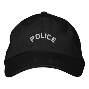 POLICE Embroized Hat Broderad Keps