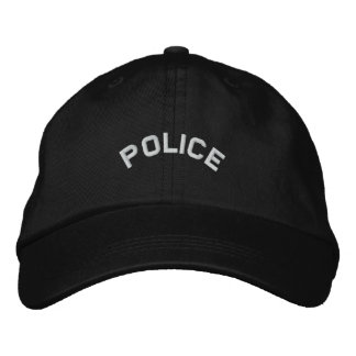 POLICE Embroized Hat Broderad Keps