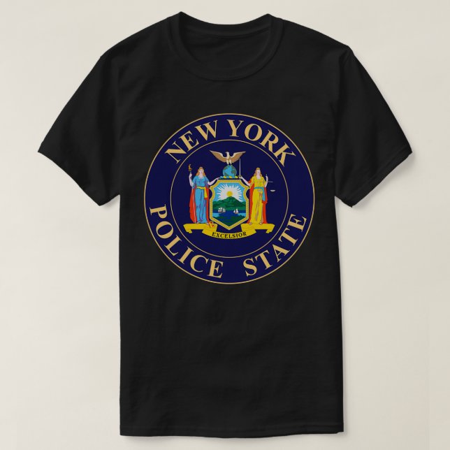 POLICE STATE NY T SHIRT (Design framsida)