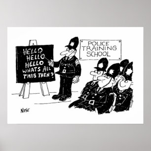 Police Training School Poster