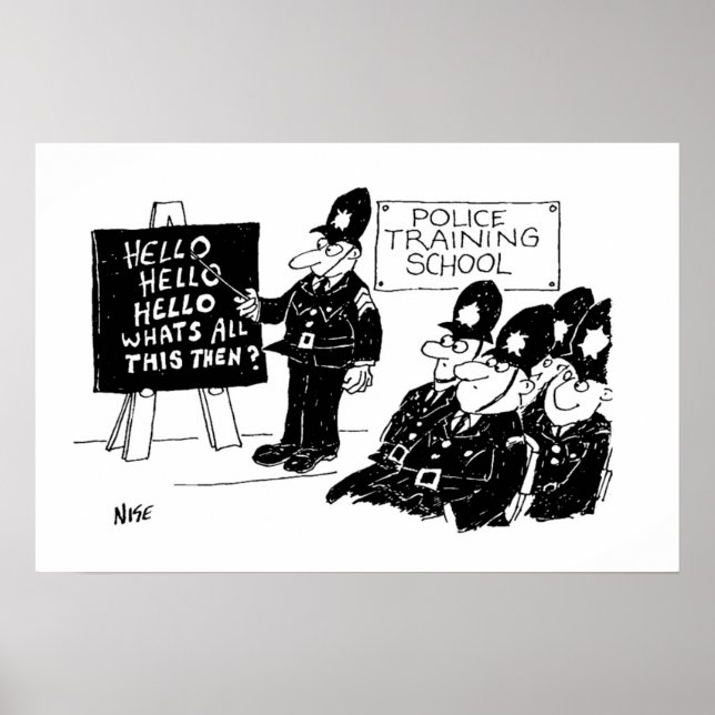 Police Training School Poster (Framsidan)