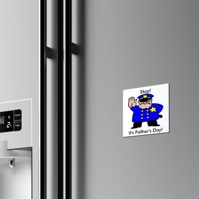 Policeman - Fars dag Magnet (Skapare uppladdad)