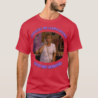 Policeman My namn är Vicenta, jag är mycket nervös T Shirt