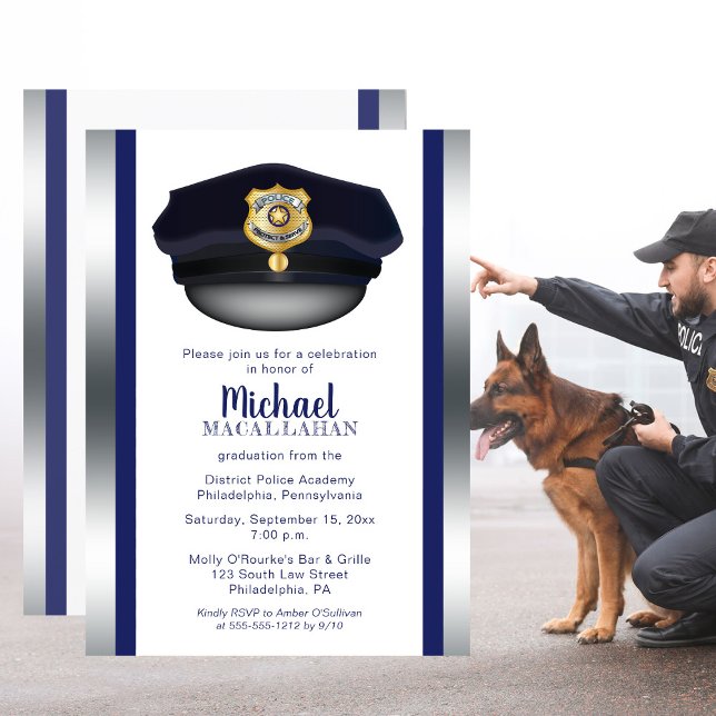Policeman | Politik | Studentfest för hatt Inbjudningar (Skapare uppladdad)