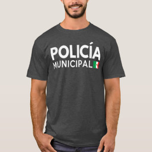 Policia Costume T Shirt - Mexikansk polis Hallowee
