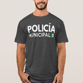 Policia Costume T Shirt - Mexikansk polis Hallowee