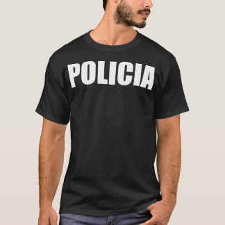 POLICIA POLICE TILLSATTA LAGAR T SHIRT