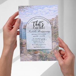 Polignano a Mare Italian Themed Bridal Shower Inbjudningar