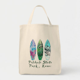 Polihale Kauai Akvarell Surfbrädor Tygkasse