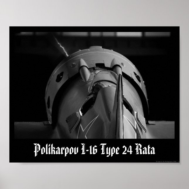 Polikarpov I-16 typ 24-metadata Poster (Framsidan)