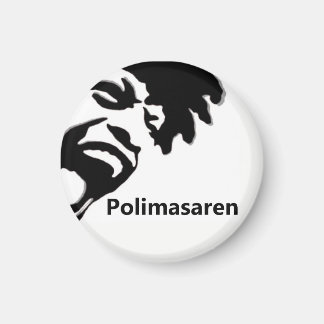 Polimasaren kylskåpsmagnet rund