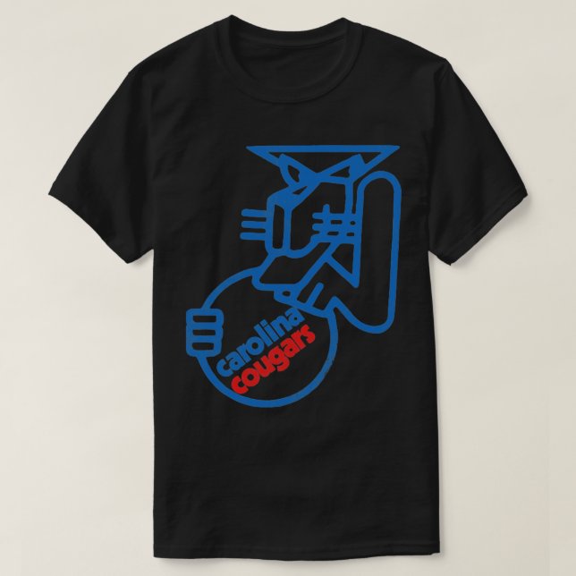 Polina Cougars 70-talet Basketball T Shirt (Design framsida)