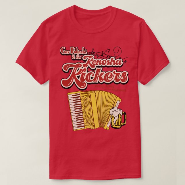 Polinski och Kenosha Kickers T Shirt (Design framsida)