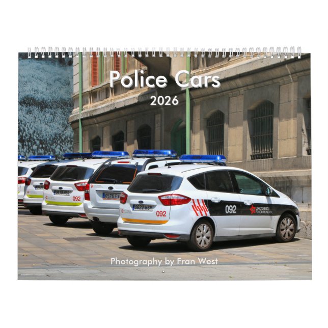 Polis Cars 2026-kalender Kalender (Omslag)