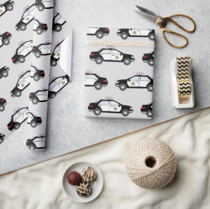 Polis Cars Presentpapper