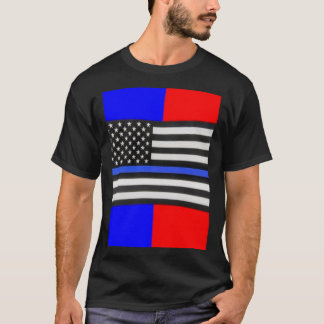 Polis flagga 1 t shirt