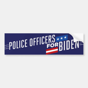 Polis för Biden 2024 Bildekal