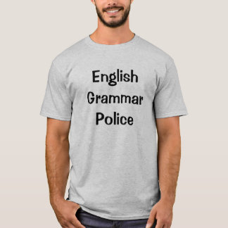 Polis för engelsk grammatik tröja
