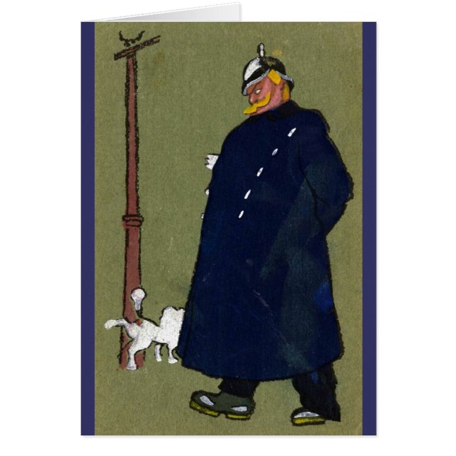 Polis Hälsningskort (Framsidan)