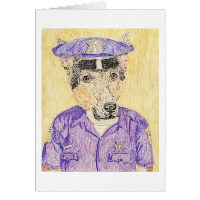 Polis Hälsningskort (Framsidan)