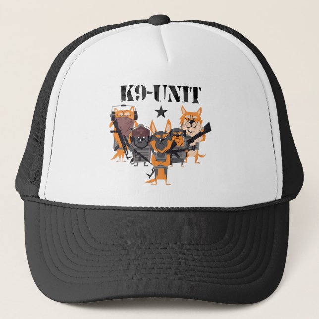 Polis Hundar K9 Enhet Keps (Framsida)