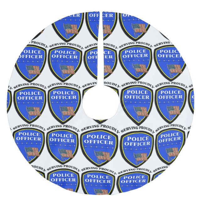 Polis Julgransmatta Borstad Polyester (Framsidan)