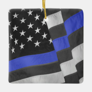 Polis Julgransprydnad Keramik