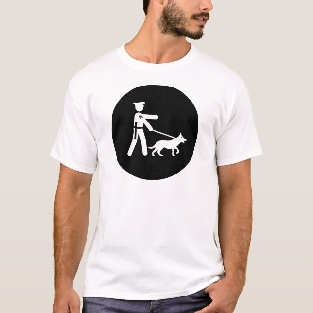 Polis K9 Tee Shirt (Framsida)
