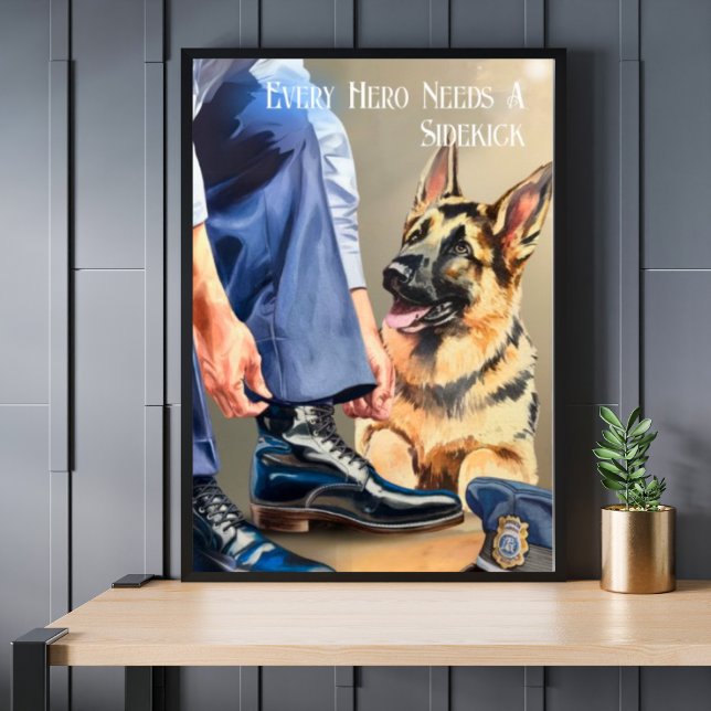 Polis Koppar Konsttryck Värdeaffisch Poster (Skapare uppladdad)