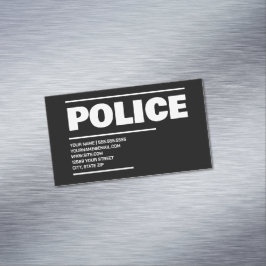 Polis Magnetiska Visitkort