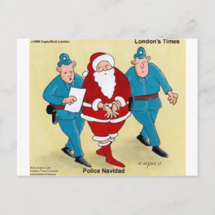 Polis Navidad Roliga julklappar till tomten & kort