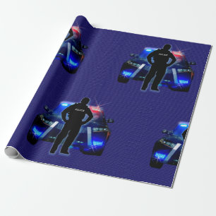 Polis och tillsatta lagar papprare presentpapper