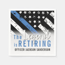 Polis Pension Blue Line Flagga Tillsatta lagar