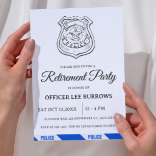 Polis Pension Party Inbjudningar