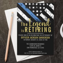 Polis Pension Thin Blue Line Tillsatta lagar