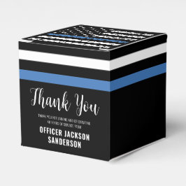 Polis Pension Thin Blue Line Tillsatta lagar Presentaskar