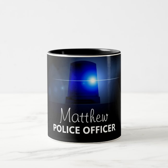 Polis | Personlig Två-Tonad Mugg (Center)