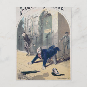 Polis! Polis! Sångbokssida, c.1865 Vykort