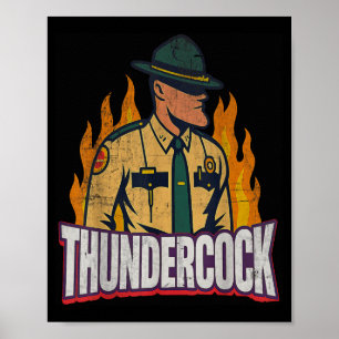 Polis Sergeant Cius Thunder Kroppskamera Roligt Me Poster