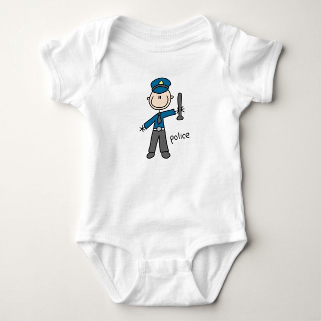 Polis Stickman T-shirt (Framsida)