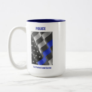 Polis Två-Tonad Mugg