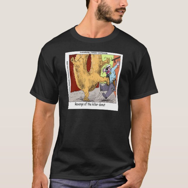 Polis Vs Munk Rollig Tecknad Film T Shirt (Framsida)