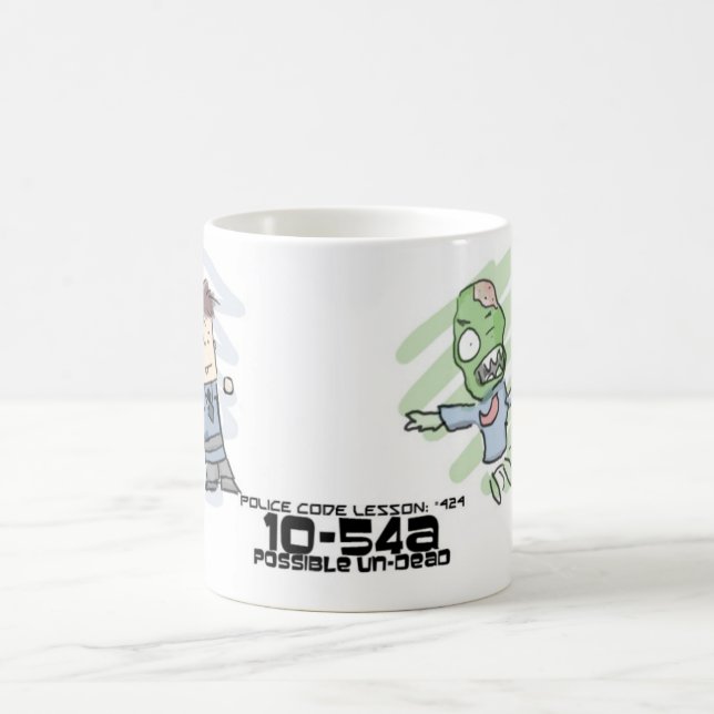 Polis vs odöda kaffemugg (Center)